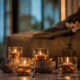 Relaxing aroma massage therapy with essential oils by a professional therapist