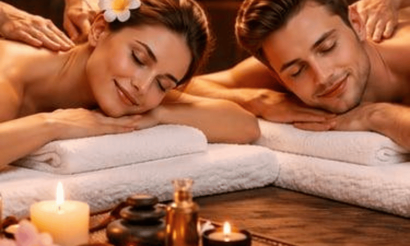 Relaxing couple massage therapy with professional therapists in Delhi NCR